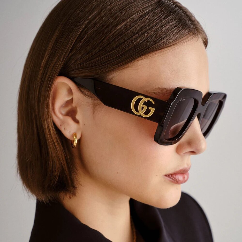 NEW GUCCI GG1547S 002 HAVANA WOMEN SUNGLASSES GUCCI - Picture 2 of 14